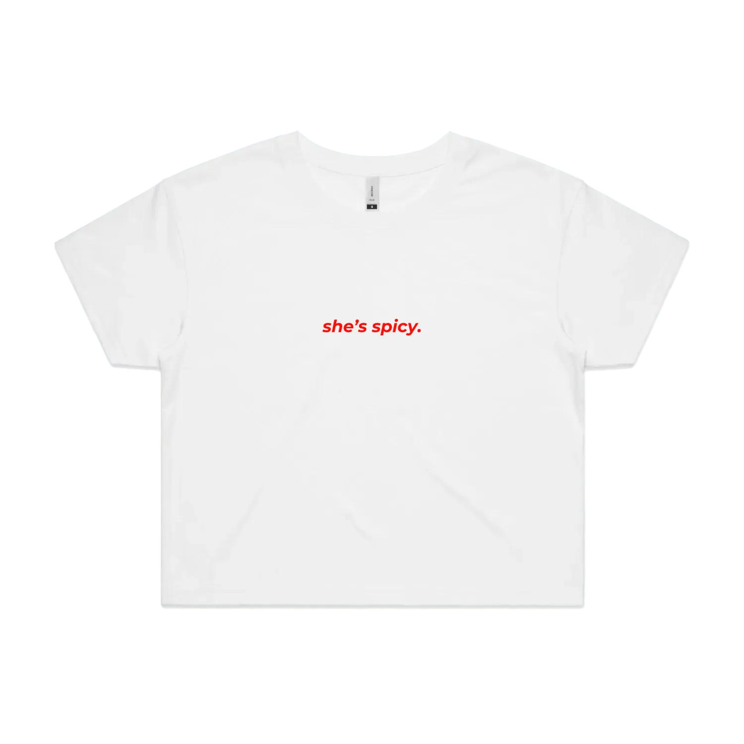 She's Spicy Cropped Tee